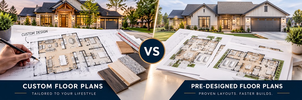 Custom vs. Pre-Designed Residential Floor Plans in Wichita KS