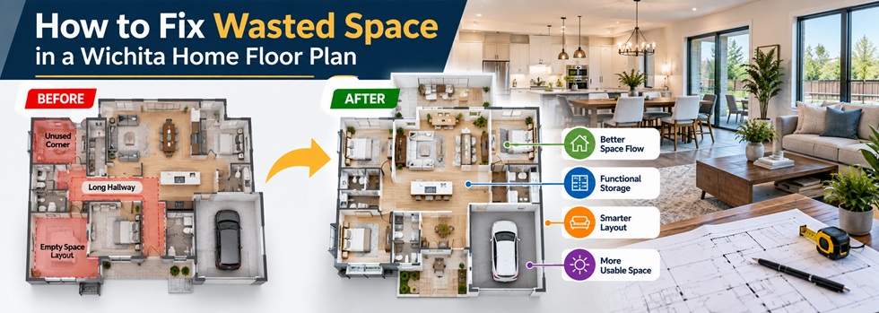 How to Fix Wasted Space in a Wichita Home Floor Plan