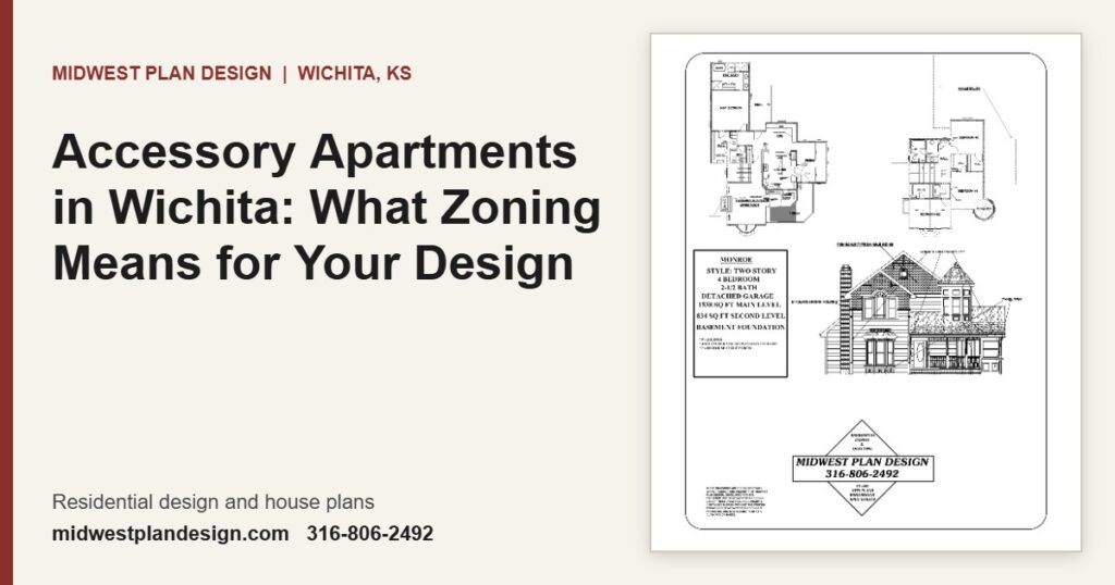 Accessory Apartments in Wichita: What Zoning Means for Your Design | MidWest Plan Design, Wichita, KS